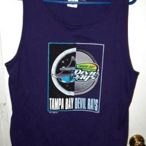 Vintage 90s Logo 7 Tampa Bay Devil Rays Tank Top