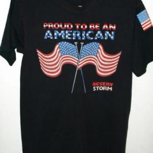 Vintage 90s US Navy Desert Storm Proud American T-shirt