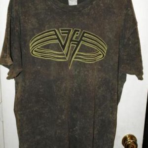 Vtg Van Halen Balance Acid Wash Style Tour Concert T-shirt