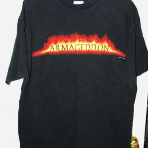 Vintage 90s Armageddon Movie Heads Up Promo T-shirt