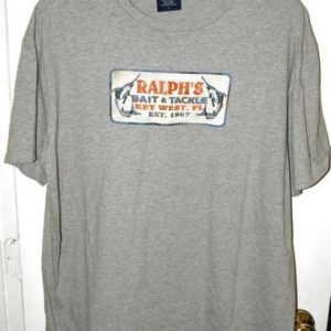 Vtg Ralph Lauren Polo Sport Bait & Tackle Key West T-shirt