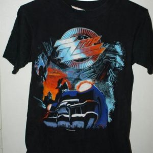 Vintage 90s ZZ Top Recycler World Tour/Concert T-shirt