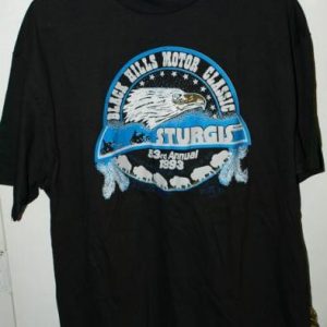 Vintage 1993 53rd Sturgis Black Hills Motor Classic T-shirt