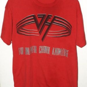 Vintage Van Halen For Unlawful Carnal Knowledge Tour T-shirt