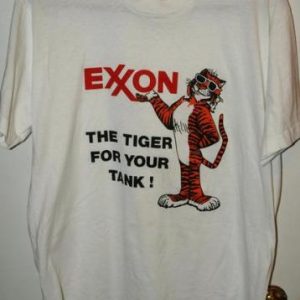 Vintage Screen Stars Exxon Tiger For Your Tank T-shirt