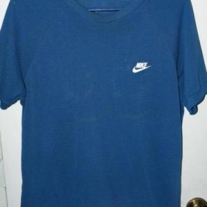 Vintage 80s Nike Blue Tag Mesh Workout T-shirt