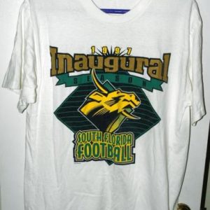 Vtg USF/South Florida Bulls Inaugural Season Homecoming Tee