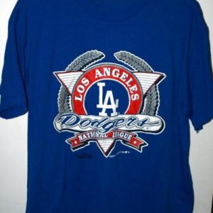 Vintage 1991 50/50 Trench Los Angeles Dodgers T-shirt