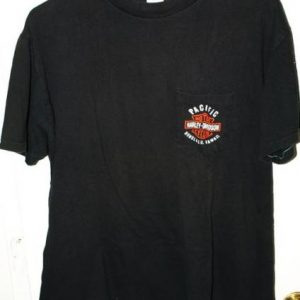 Vtg Stedman Hi Cru Pacific Harley Davidson Honolulu T-shirt