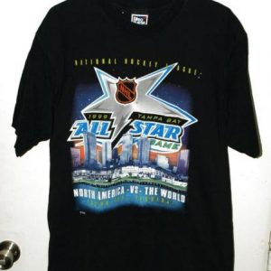 Vtg 1999 NHL All Star Game North America vs World T-shirt