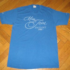 1986 Miss Texas Pageant Tshirt