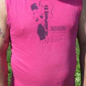 Vintage 80s Newman Custom Guitars Sleeveless T-shirt