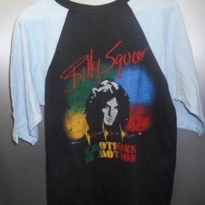 1982 billy squire emotions in motion concert baseball jersey