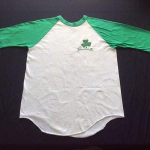 Vintage Savannah Georgia St. Patricks Day Baseball Style Tee