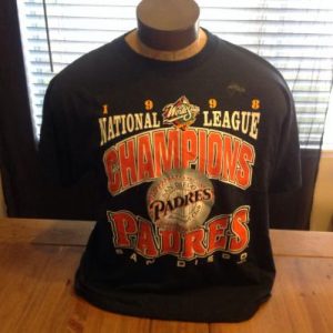 Vintage San Diego Padres 1998 World Series T-Shirt