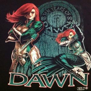 Vintage Dawn T-Shirt Ten Years Of Dawn 1989-1999