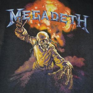 VINTAGE MEGADETH '87 T- SHIRT 1987 1980'S S ORIGINAL VINTAGE