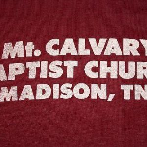 M / L * vtg 70s thin TENNESSEE BAPTIST CHURCH t shirt * madi