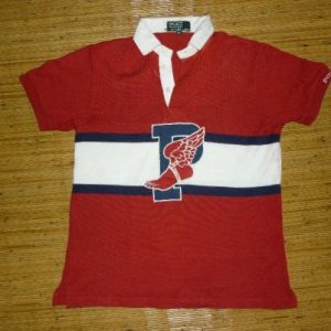 RARE VINTAGE POLO RALPH LAUREN P WING RUGBY SHIRT