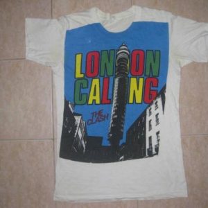 VINTAGE THE CLASH LONDON CALLING T-SHIRT