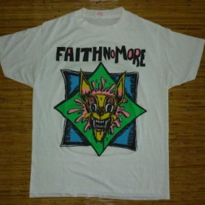 RARE VTG FAITH NO MORE PROMO TOUR CONCERT T-SHIRT