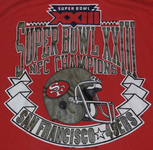 Vintage 1988 San Francisco 49ers Super Bowl T-Shirt 80s