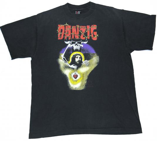 Vintage 1988 DANZIG GOD DON'T LIKE IT Heavy Metal T-Shirt