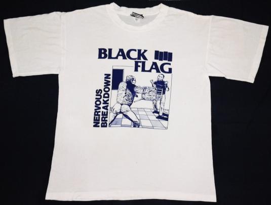 VINTAGE BLACK FLAG NERVOUS BREAKDOWN T-SHIRT