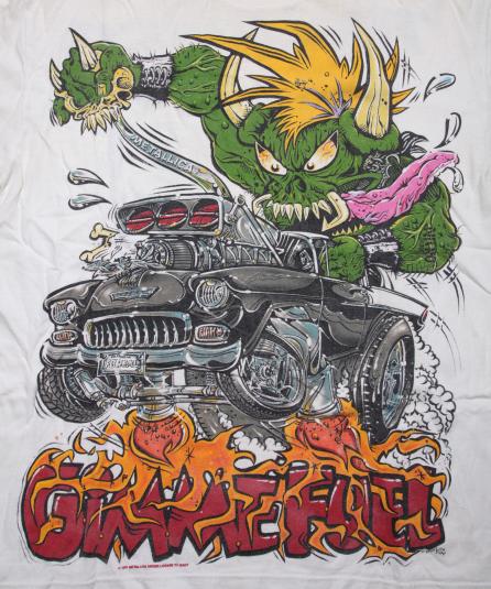 VINTAGE METALLICA T-SHIRT RAT FINK 