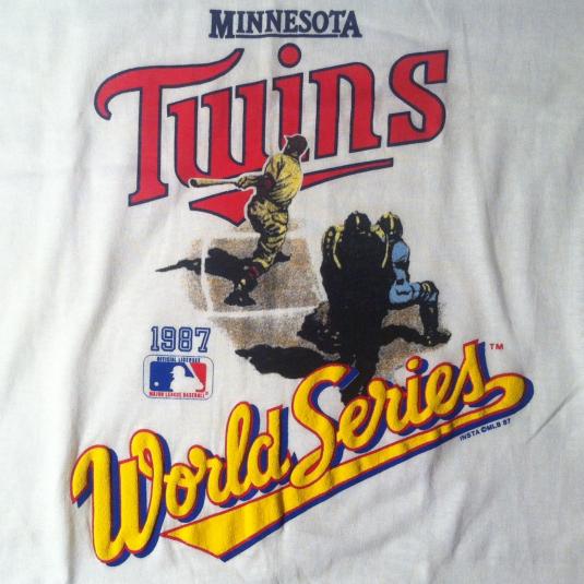 Vintage 1987 Minnesota Twins World Series t-shirt