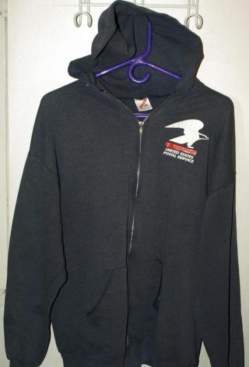 Vintage USPS/Post Office/US Mail Zip Hoodie Sweatshirt