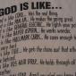 Vintage God is Like Religious Advertising Slogans T-Shirt MS