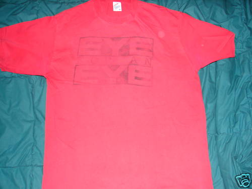 Vintage Eye For An Eye red shirt tee