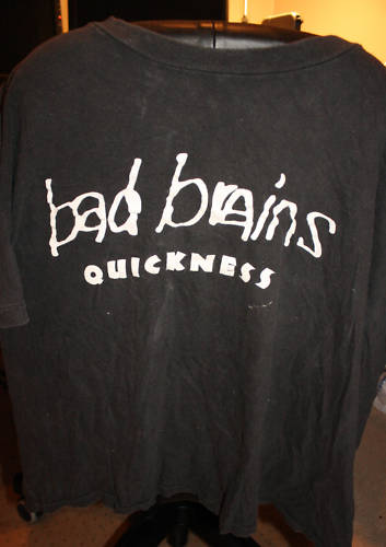 Vintage Bad Brains Quickness short-wide tee Vintage Bad Brains Quickness short-wide tee