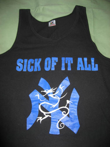 Vintage Sick Of It All “The Pain Strikes” tank top tee