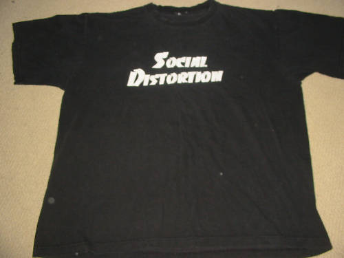 Vintage Social Distortion shirt VS Misfits poster tee