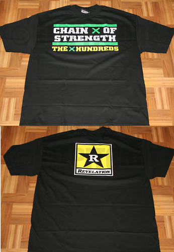 Vintage THE HUNDREDS/CHAIN OF STRENGTH collab shirt tee