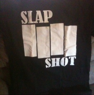 Vintage Slapshot Black Flag shirt tee