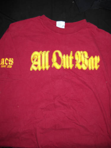 Vintage All Out War shirt tee