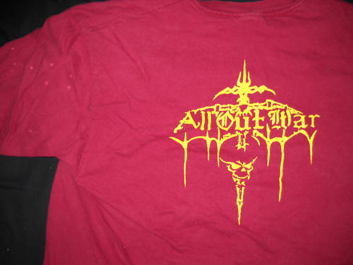 Vintage All Out War shirt tee