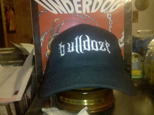 Vintage Bulldoze Ball Cap. tee