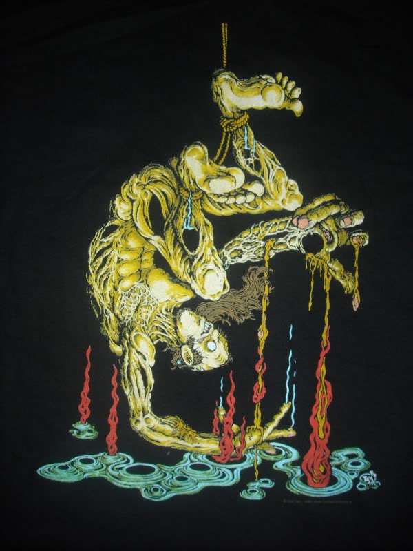 Vintage WTF Friday Pushead WEED shirt tee