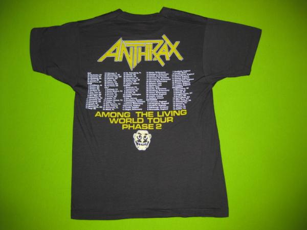 Vintage Anthrax: Mega City One Hardcore. tee