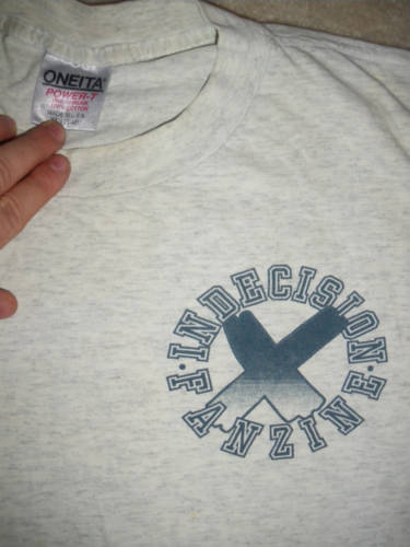 Vintage Indecision Fanzine shirt tee