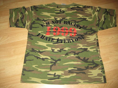 Vintage BIN S.O.D. camo shirt tee