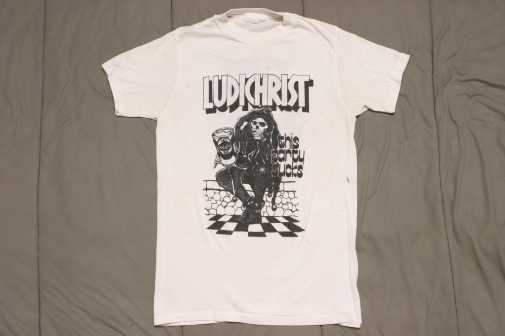 Vintage Ludichrist shirts tee