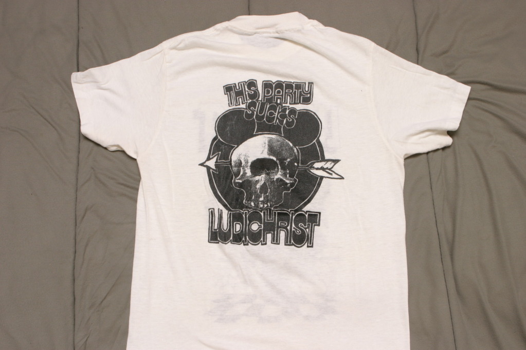 Vintage Ludichrist shirts tee