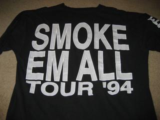 Vintage Smoke Em All. tee