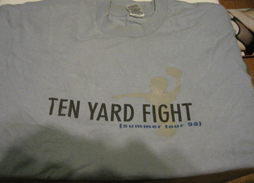 Vintage Ending Soon Ten Yard Fight shadowman football stylee on the cheap tee