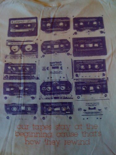 Vintage Our Tapes Stay At The Beginning… tee